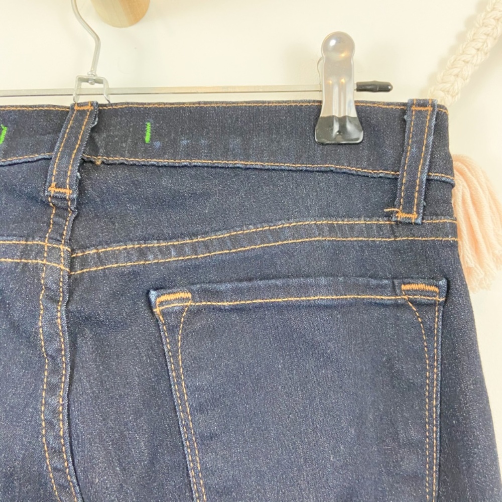 J Brand Dark Wash Slim Boot Flare Jeans Sz 26 - Picture 6 of 10